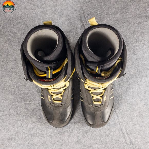 Vans Off The Wall Hi-Standard Snowboard Boots Black Yellow Lace-Up Women's Sz 9 - Picture 7 of 16